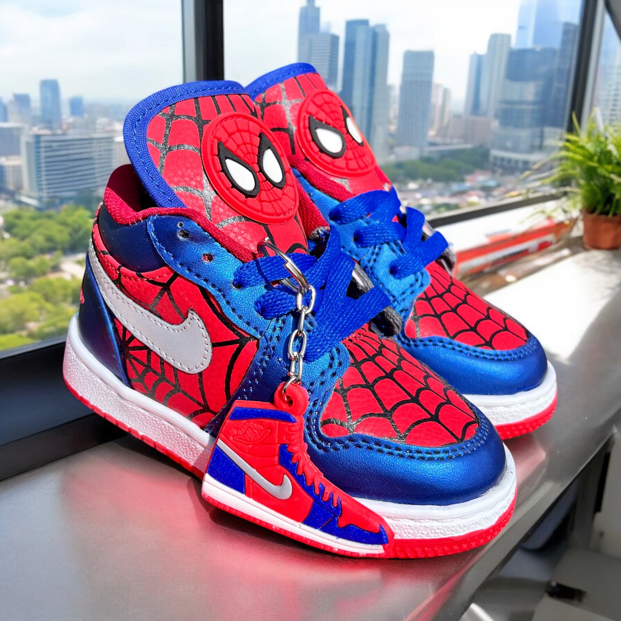 Shops spiderman shoes jordans