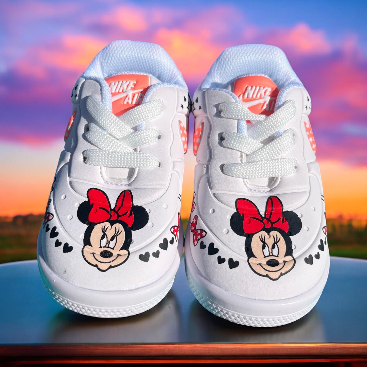 Nike AF1 Minnie Mouse Coral