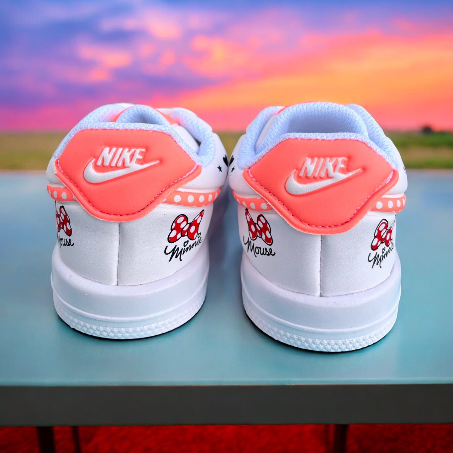 Nike AF1 Minnie Mouse Coral