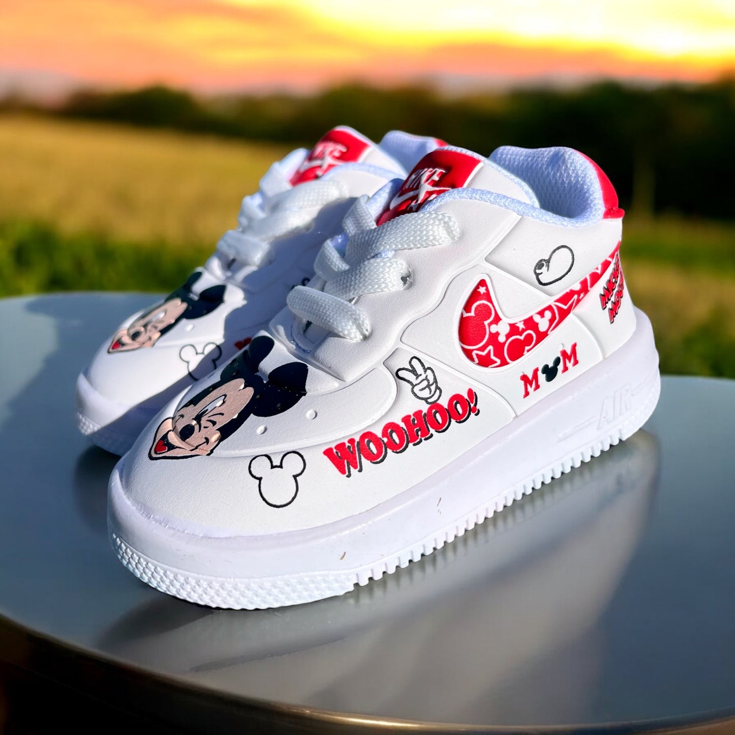 Nike AF1 Mickey Mouse Red