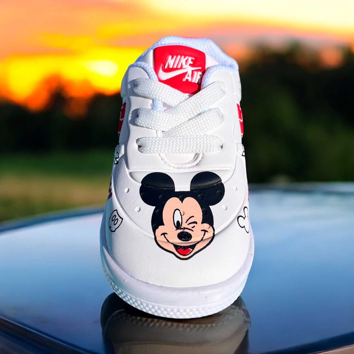 Nike AF1 Mickey Mouse Red