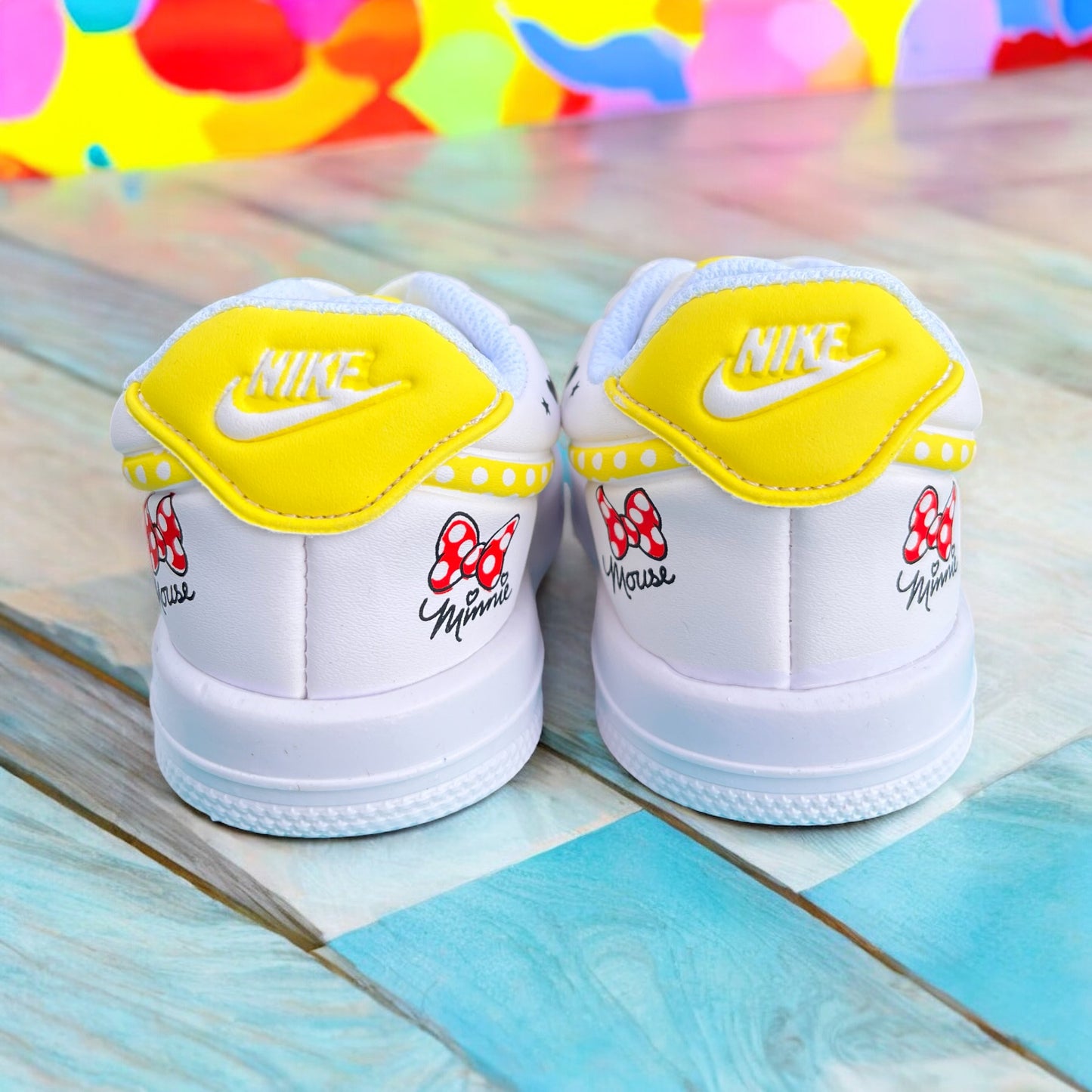 Nike AF1 Minnie Mouse Yellow