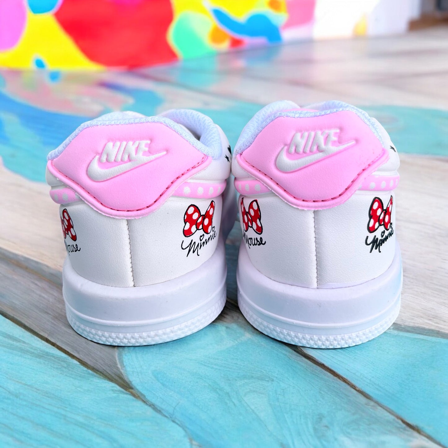 Nike AF1 Minnie Mouse Pink