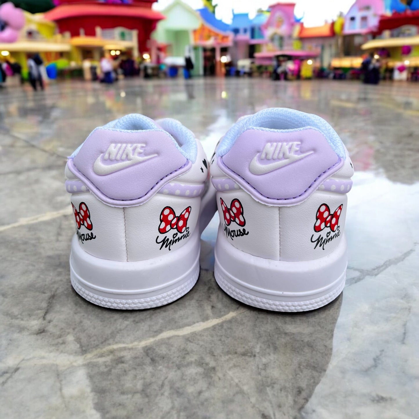 Nike AF1 Minnie Mouse Lilac