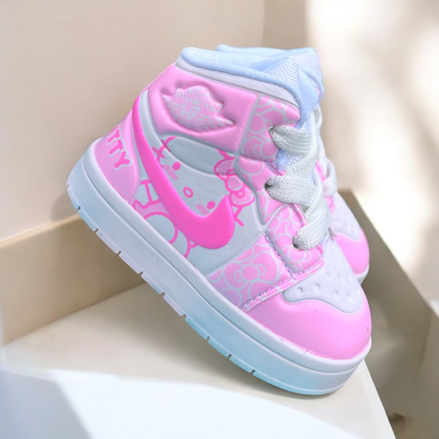 Jordan 1 Pink Hello Kitty