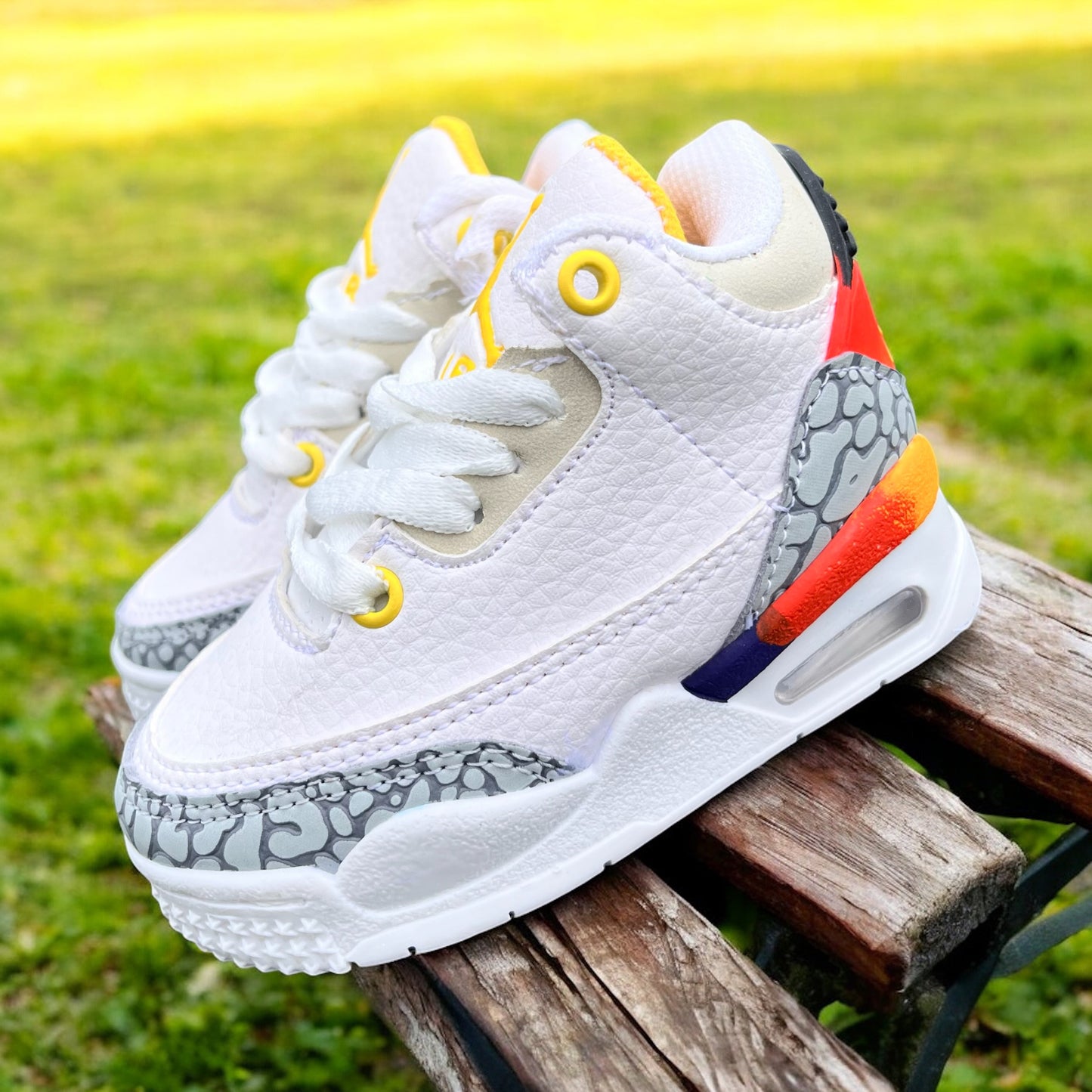 Jordan 3 J Balvin White