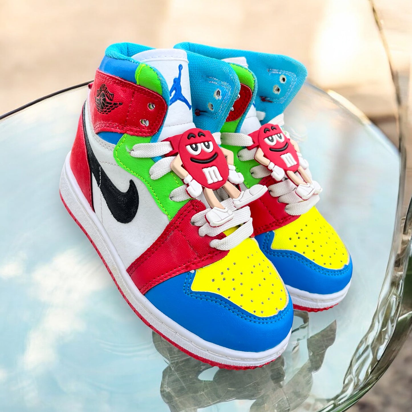 Jordan 1 M&M Multicolor Red