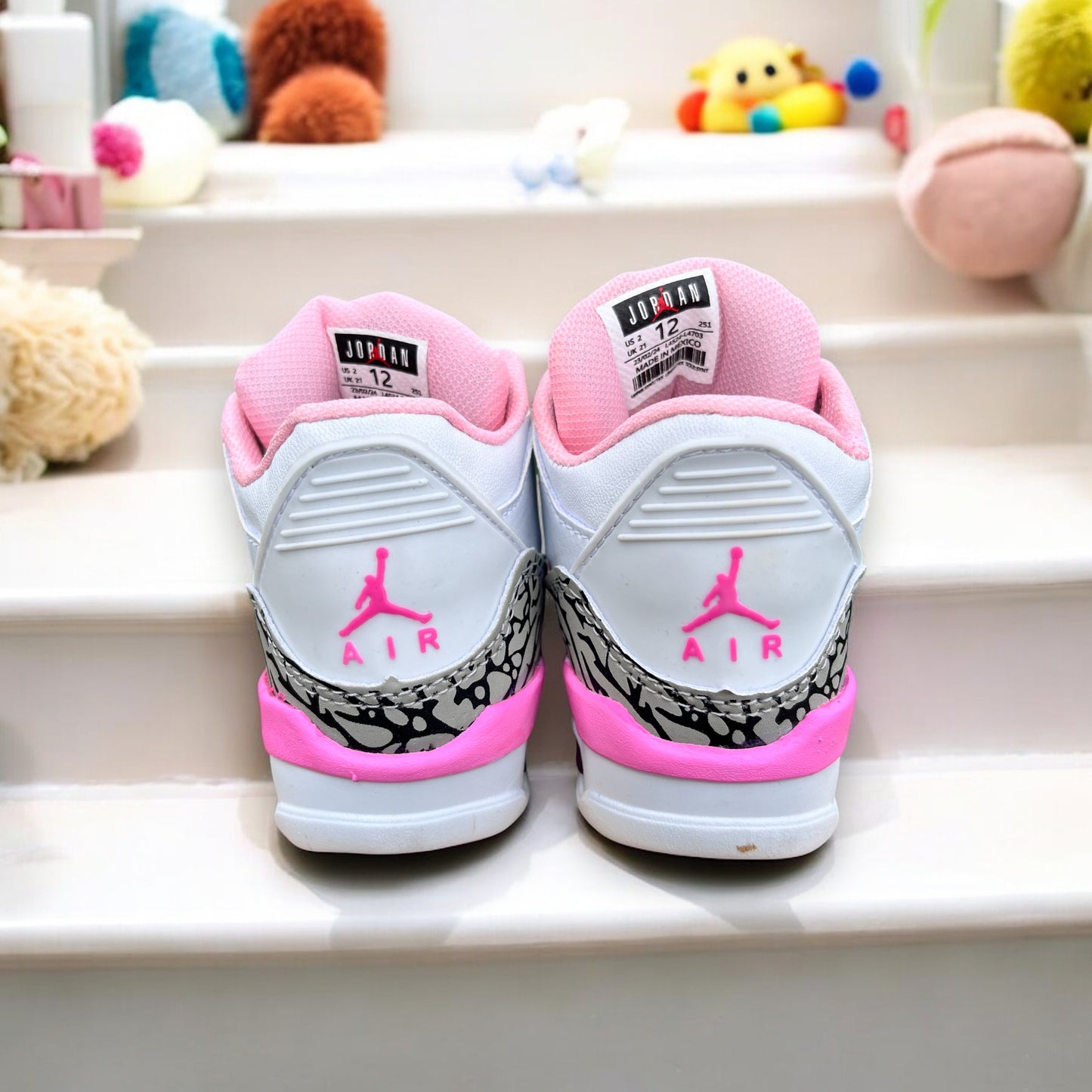 Jordan 3 White Pink