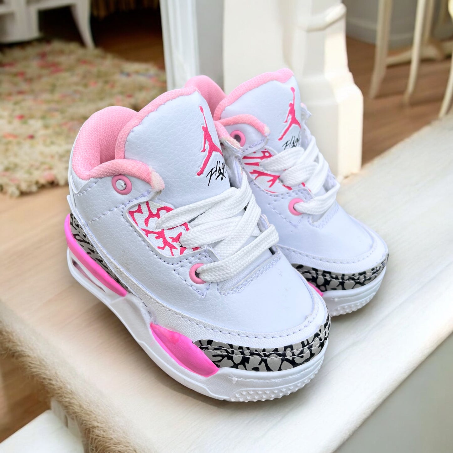 Jordan 3 White Pink