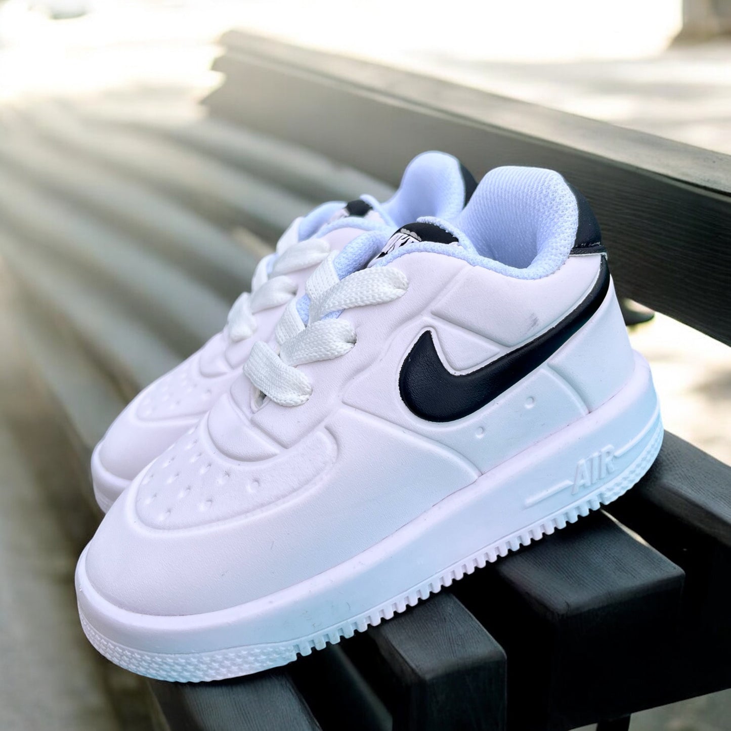 Nike AF1 White Black Baby