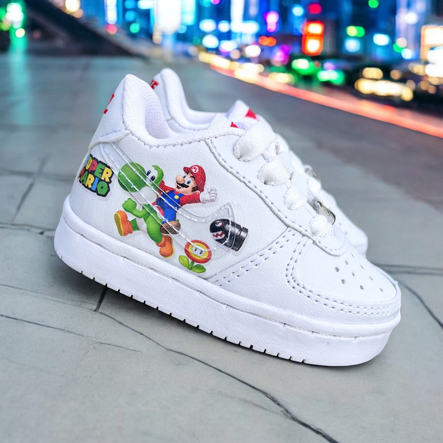 Nike AF1 Mario Bros White