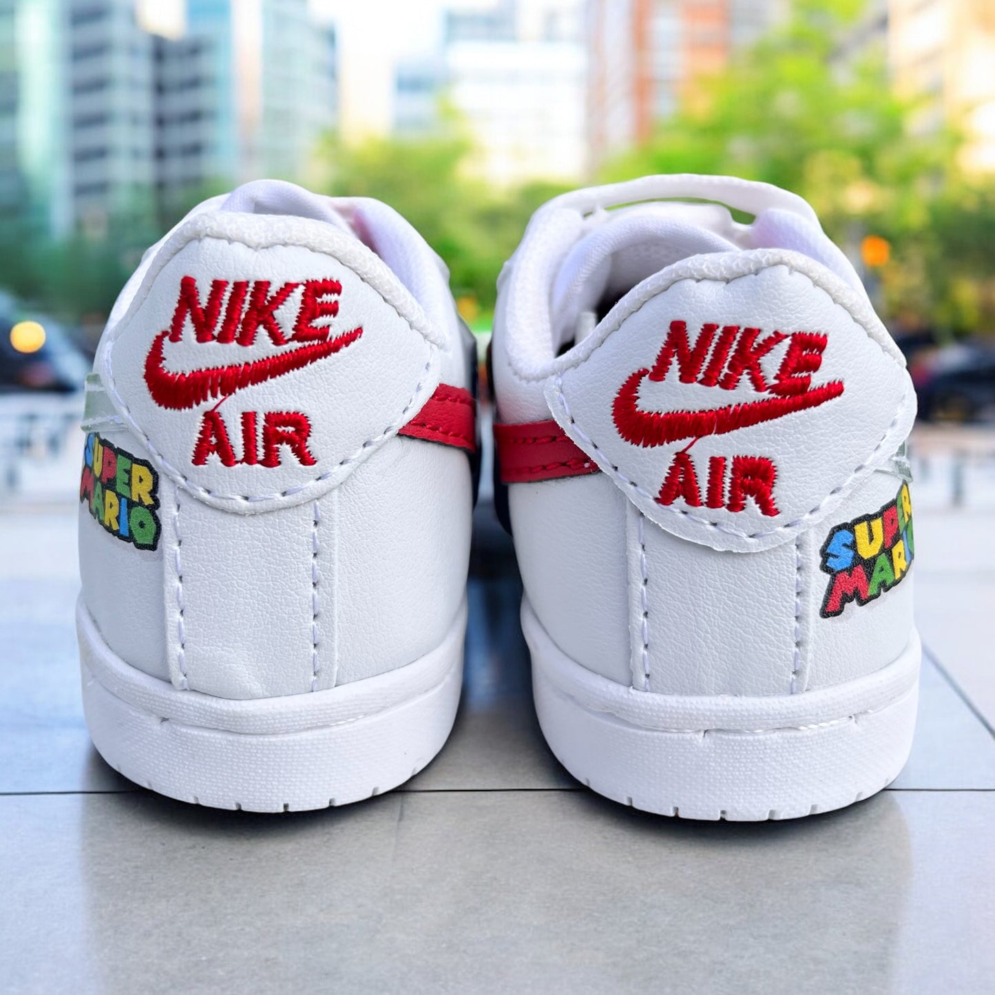 Nike AF1 Mario Bros White