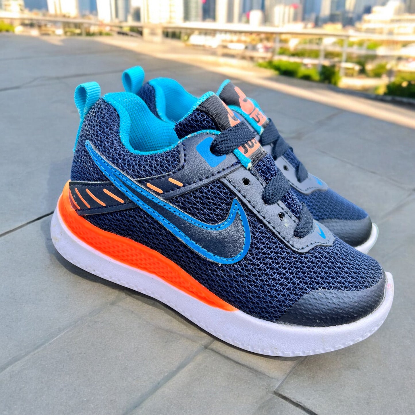 Nike Fly Bleu Orange