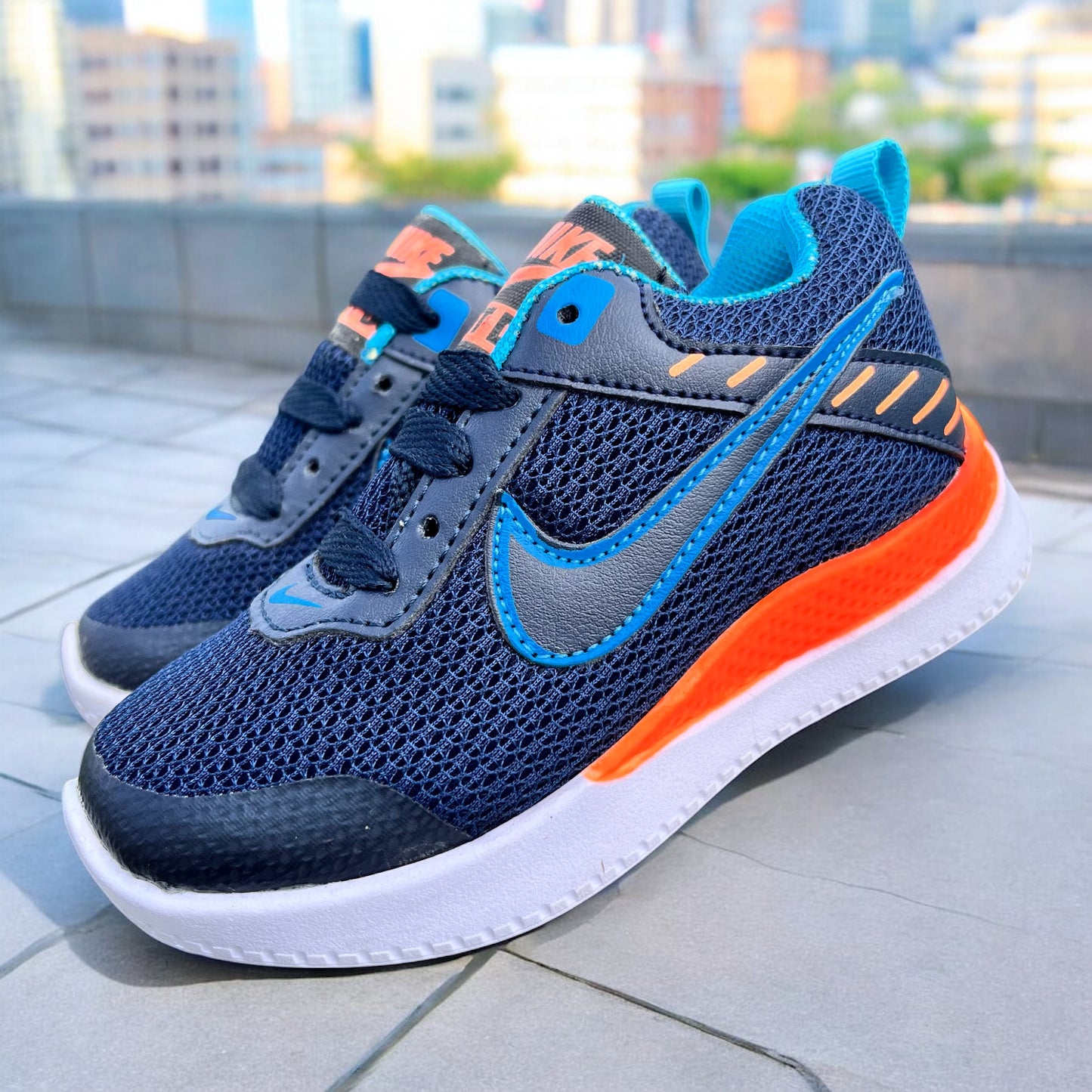 Nike Fly Bleu Orange