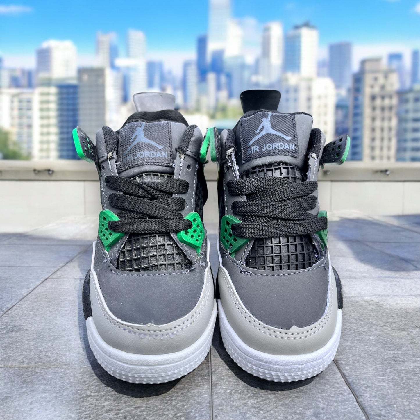 Jordan 4 Gray Green