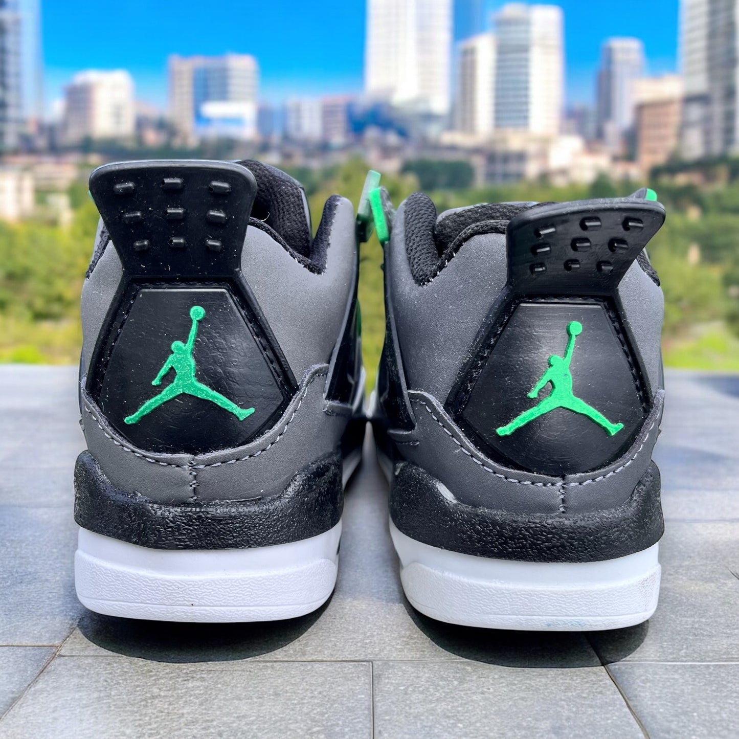 Jordan 4 Gray Green