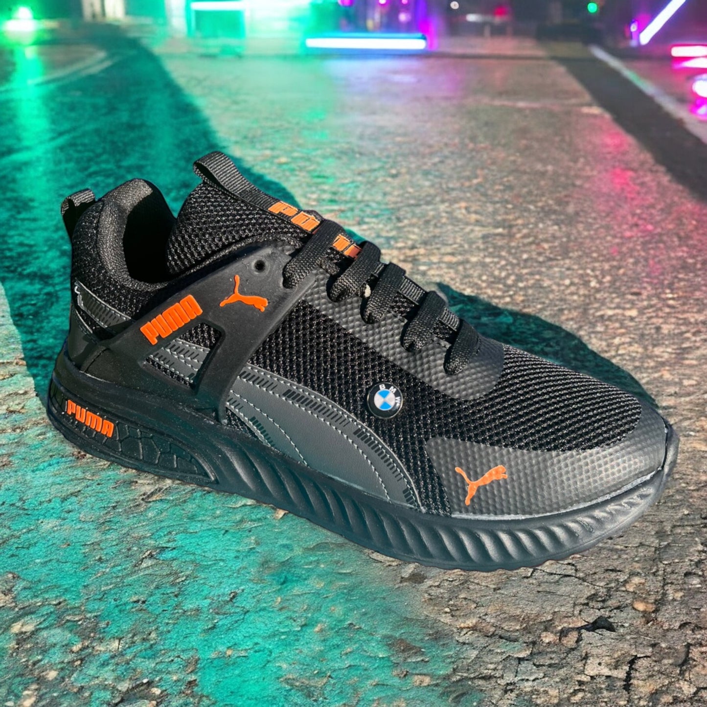 Puma RunFlex Black Orange (Adult)