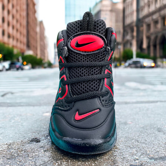 Nike Uptempo Black Red Baby