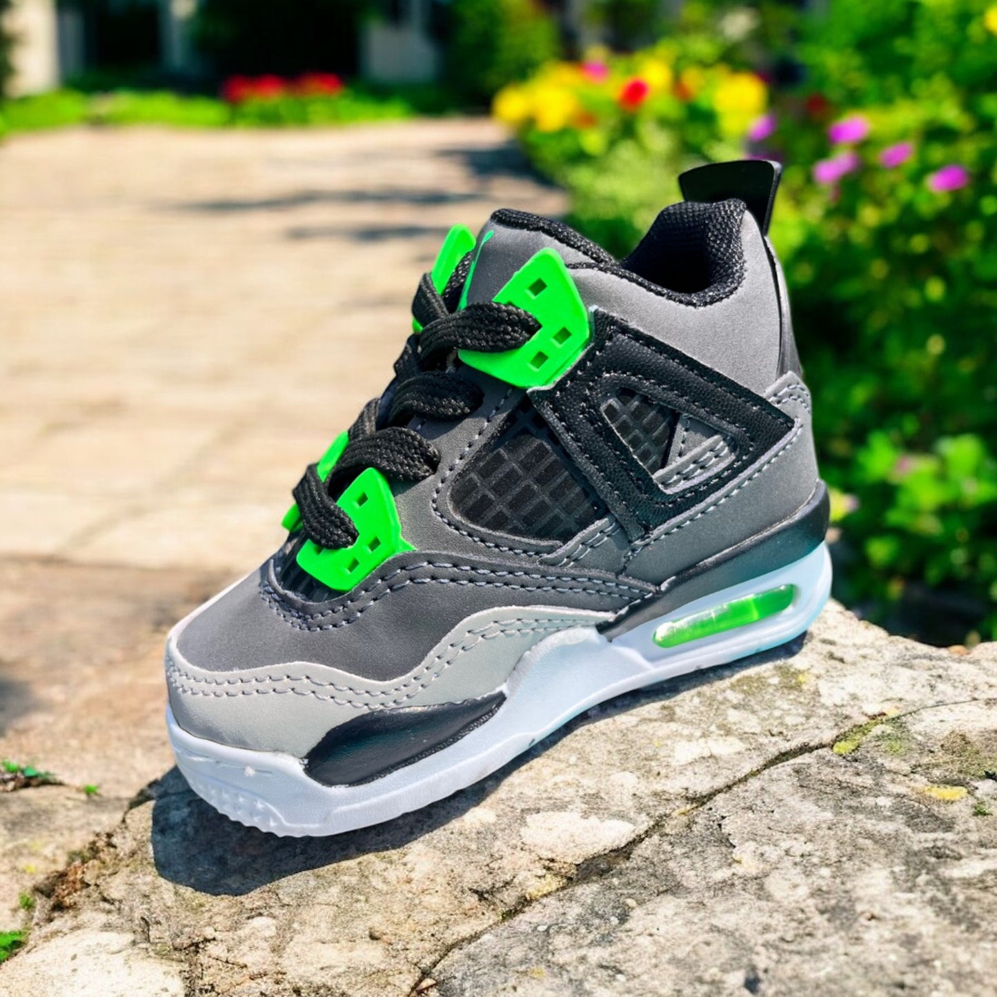 Jordan 4 Vert Gris