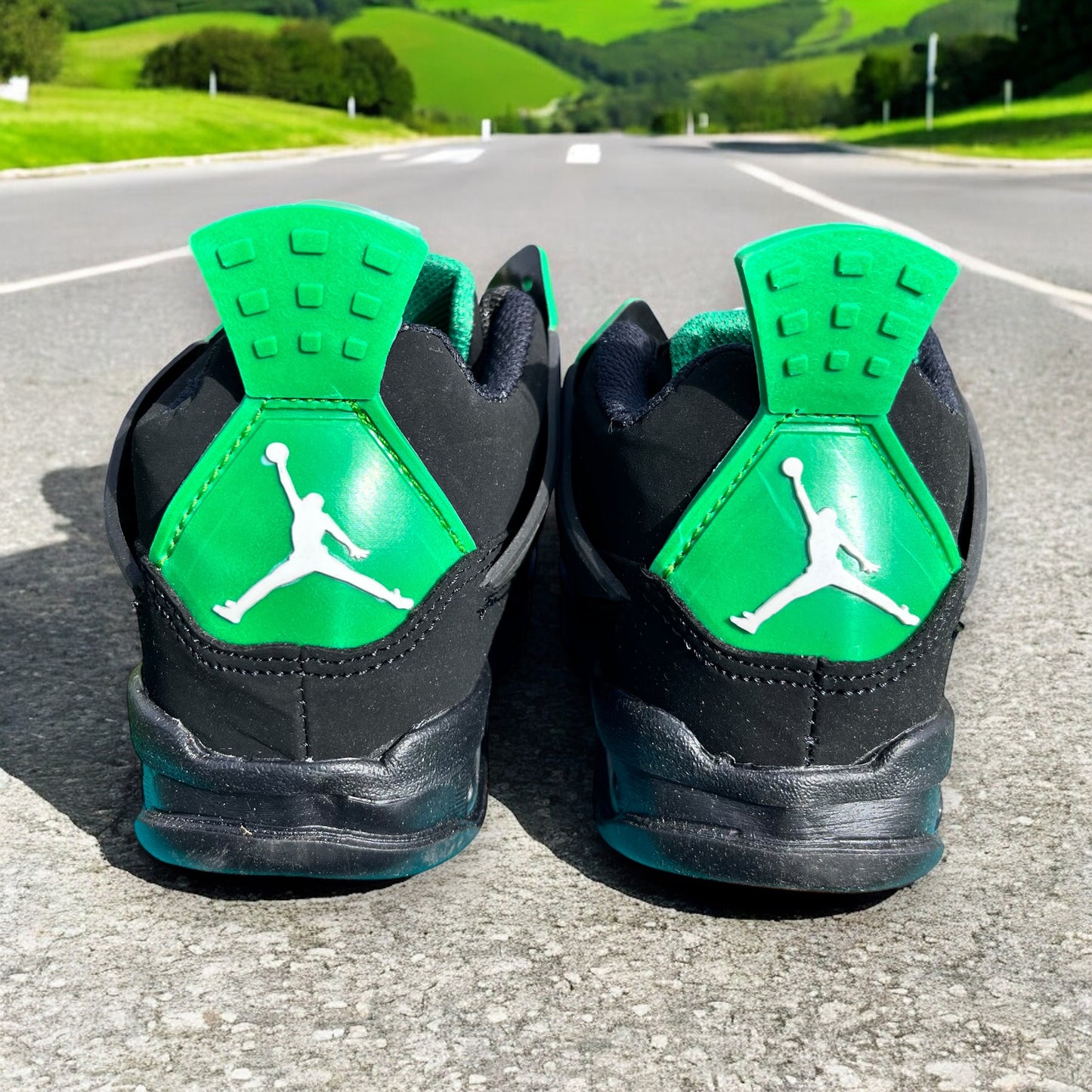 Jordan 4 Suede Black & Green