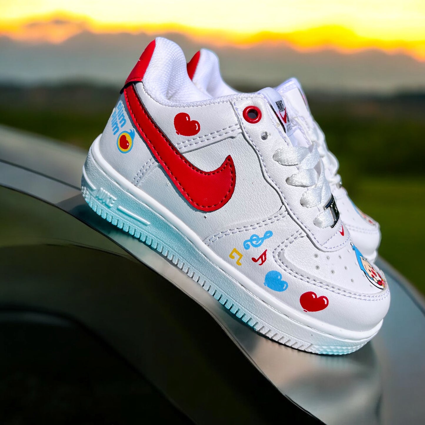 Nike AF1 Plim Plim Red