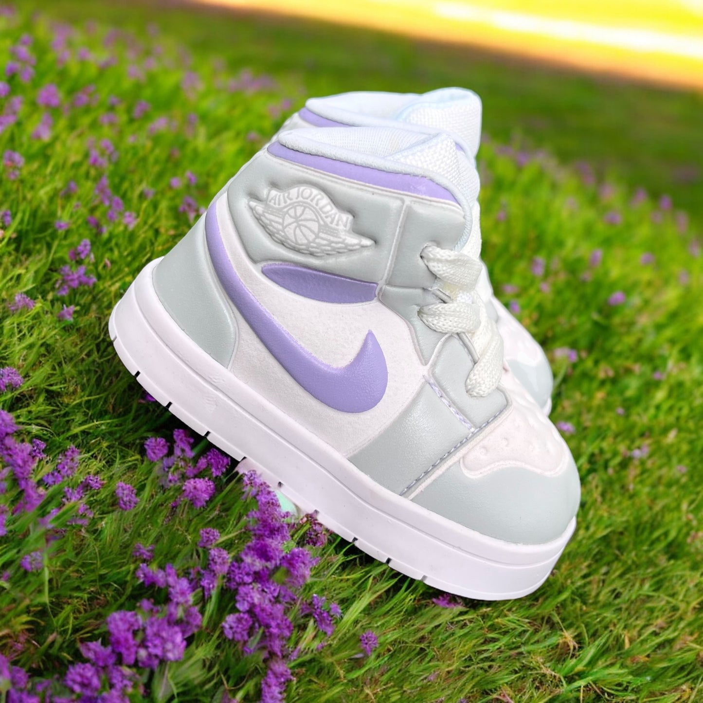 Jordan 1 Silver Purple Baby