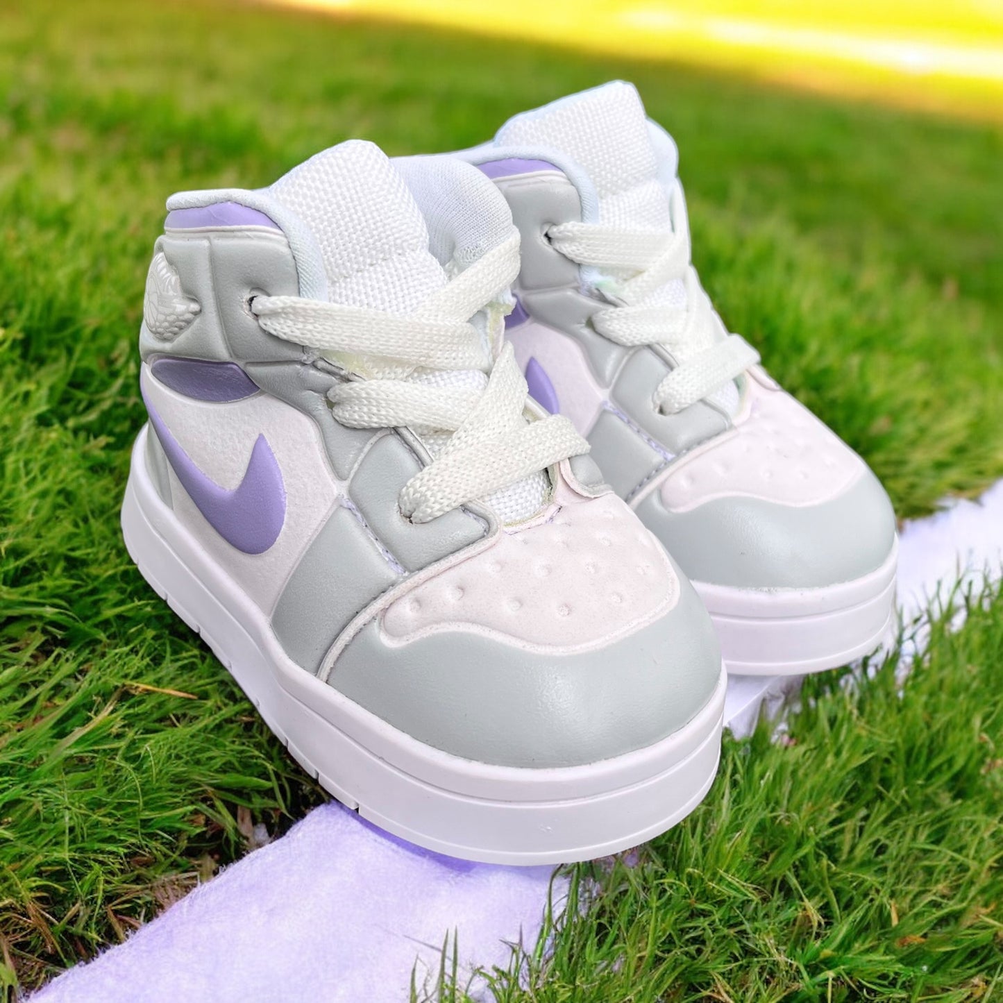 Jordan 1 Silver Purple Baby