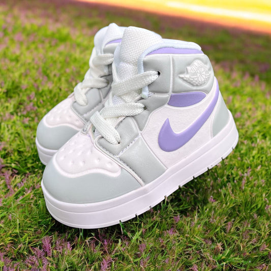 Jordan 1 Silver Purple Baby