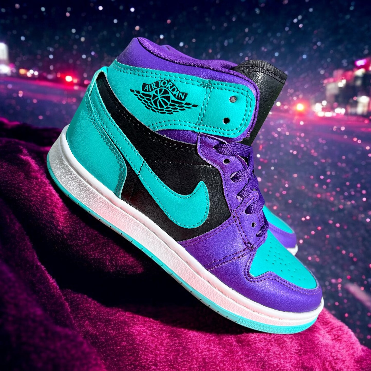 Jordan 1 Purple Cyan (Adult)