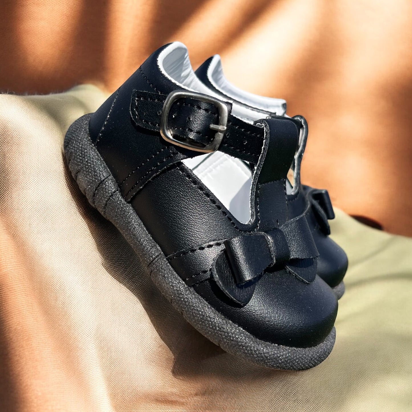 Baby Shoes Black Elegance