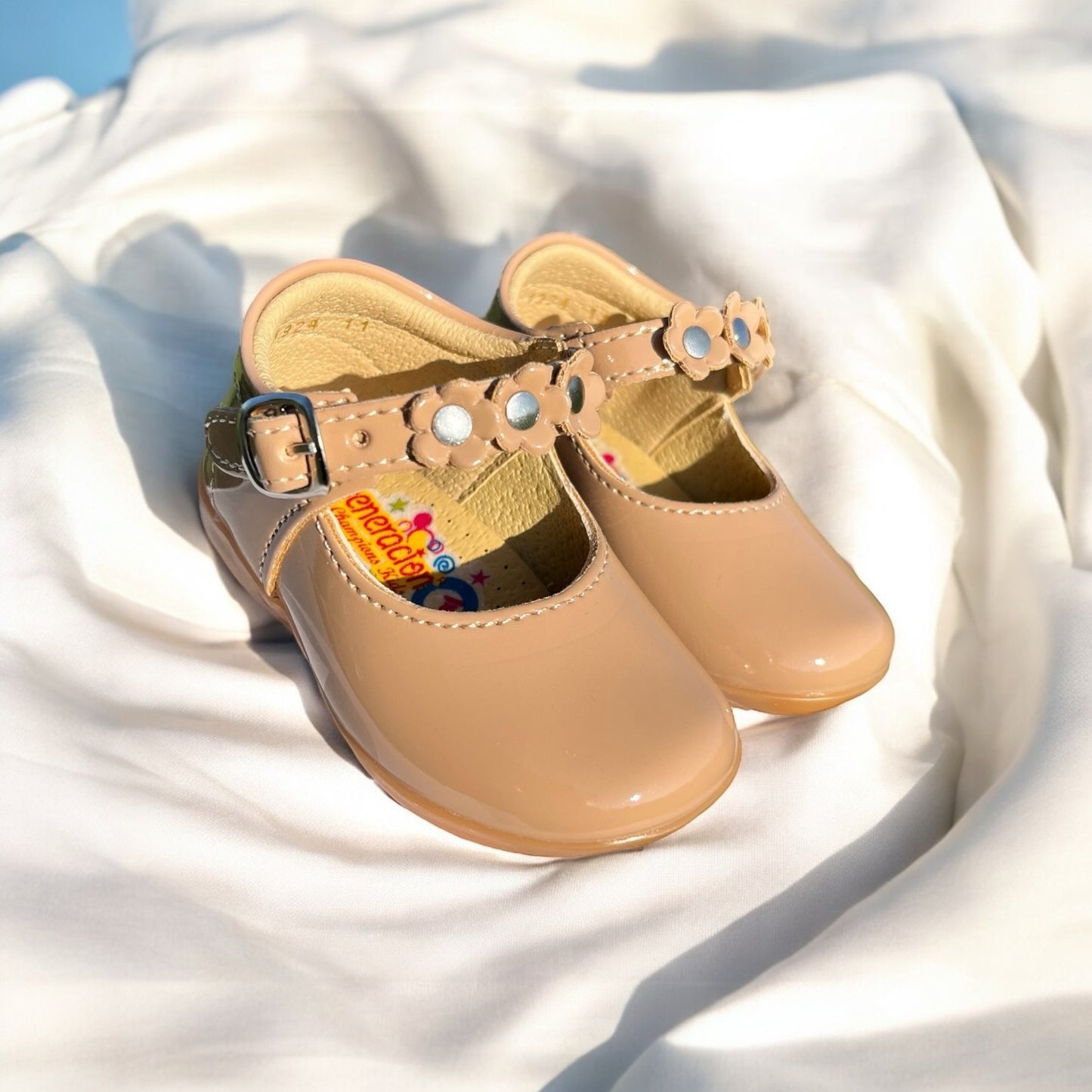 Baby Shoes Beige Glam