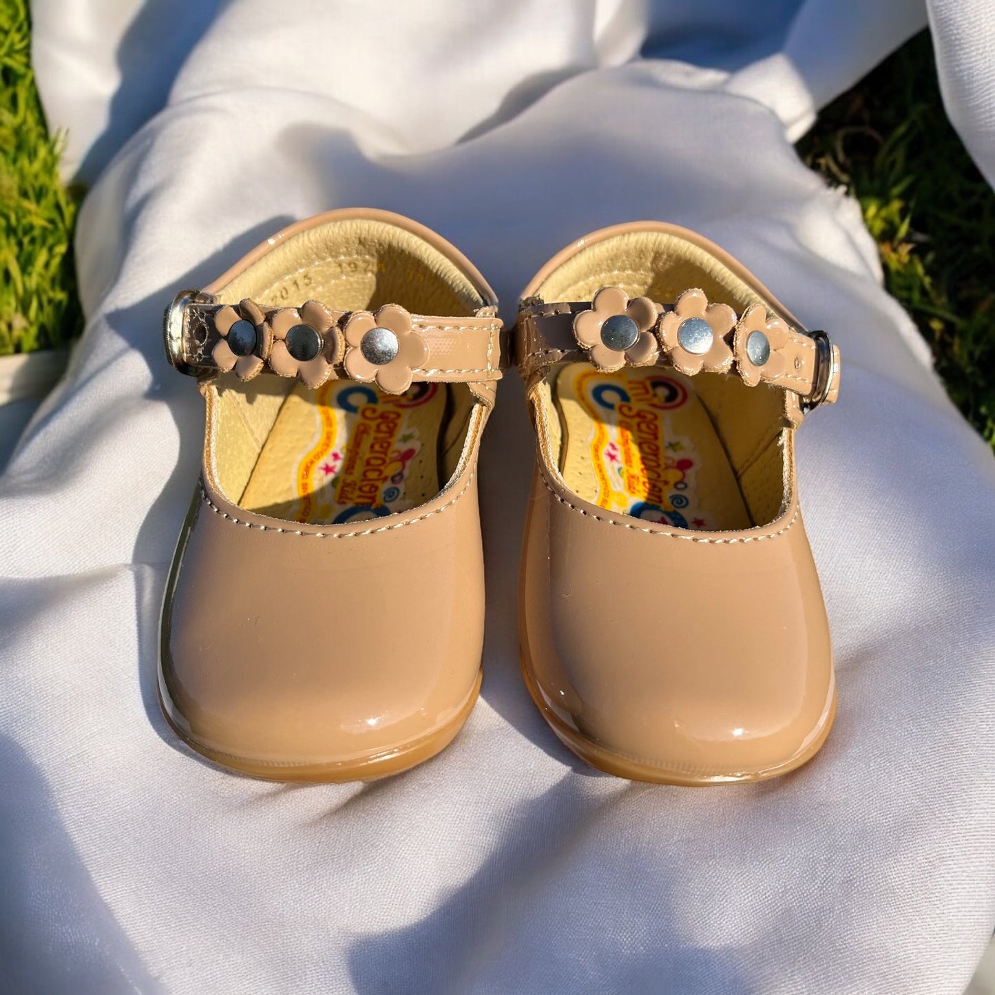 Baby Shoes Beige Glam