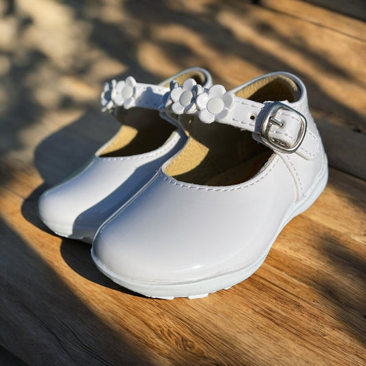 Baby Shoes Pearl White