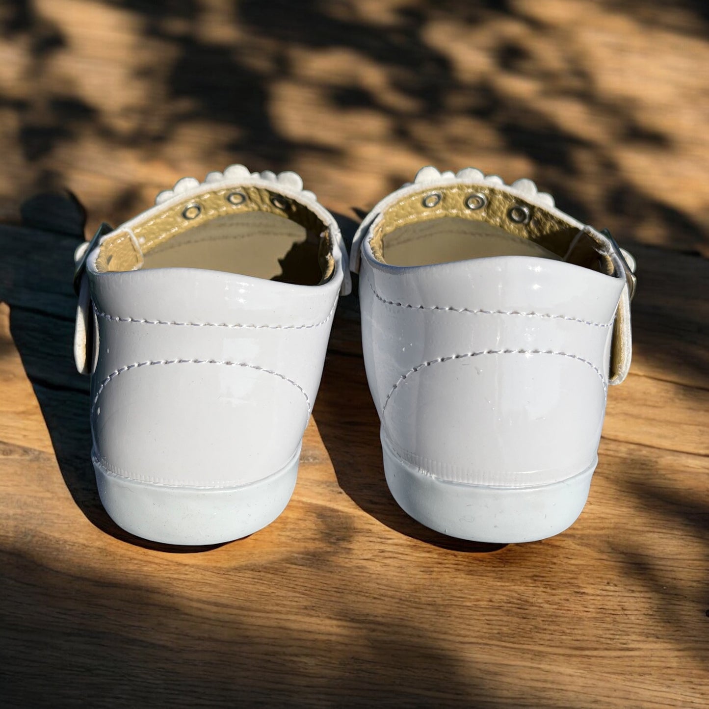 Baby Shoes Pearl White