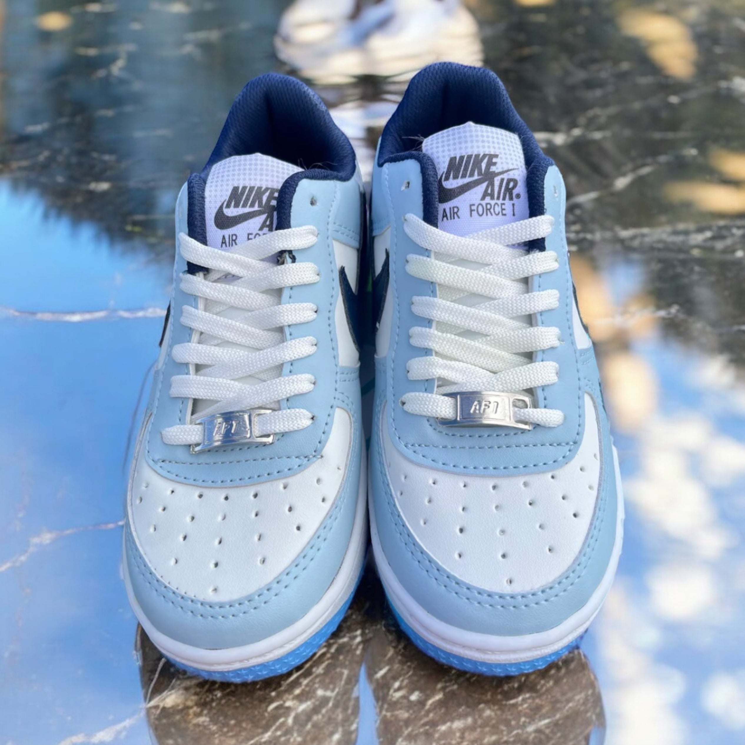 Nike Air Blue White TENISHOES CHRIS