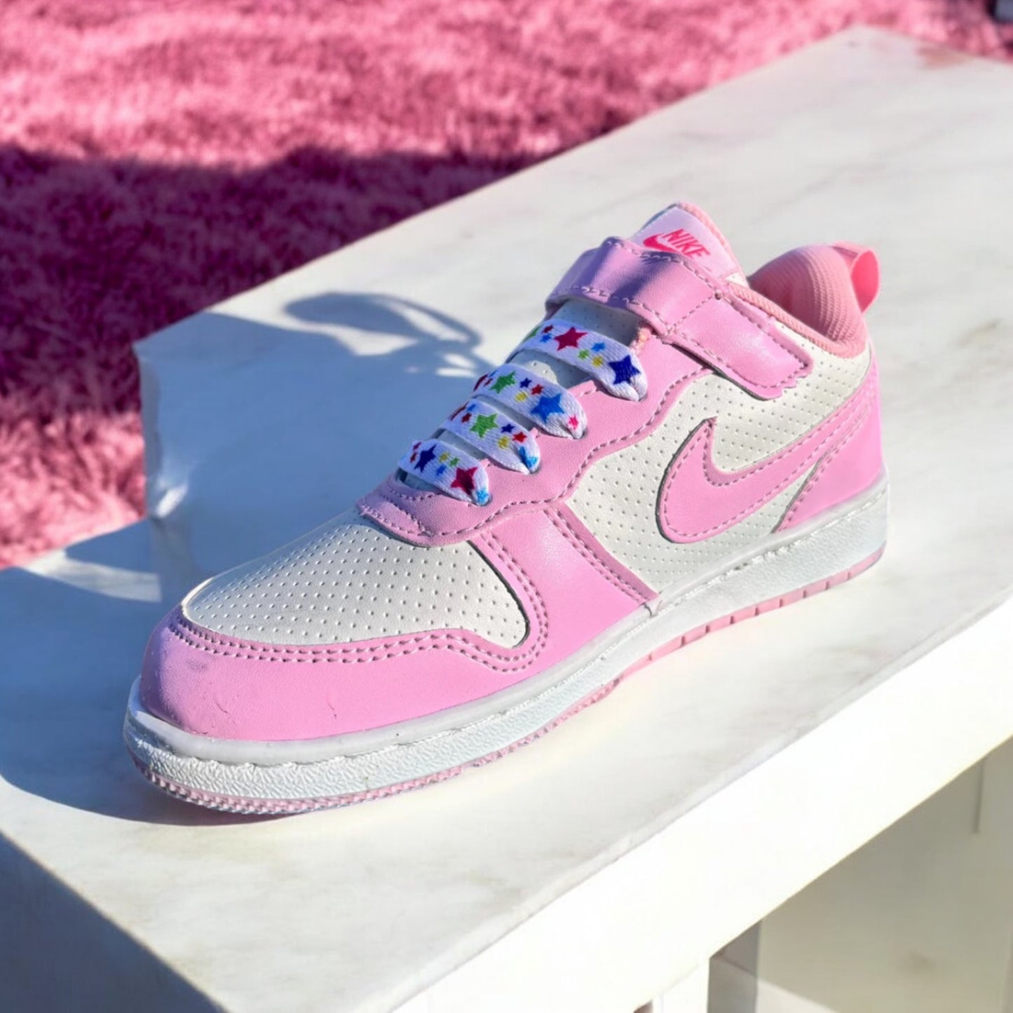 Nike Court Blanc Rose