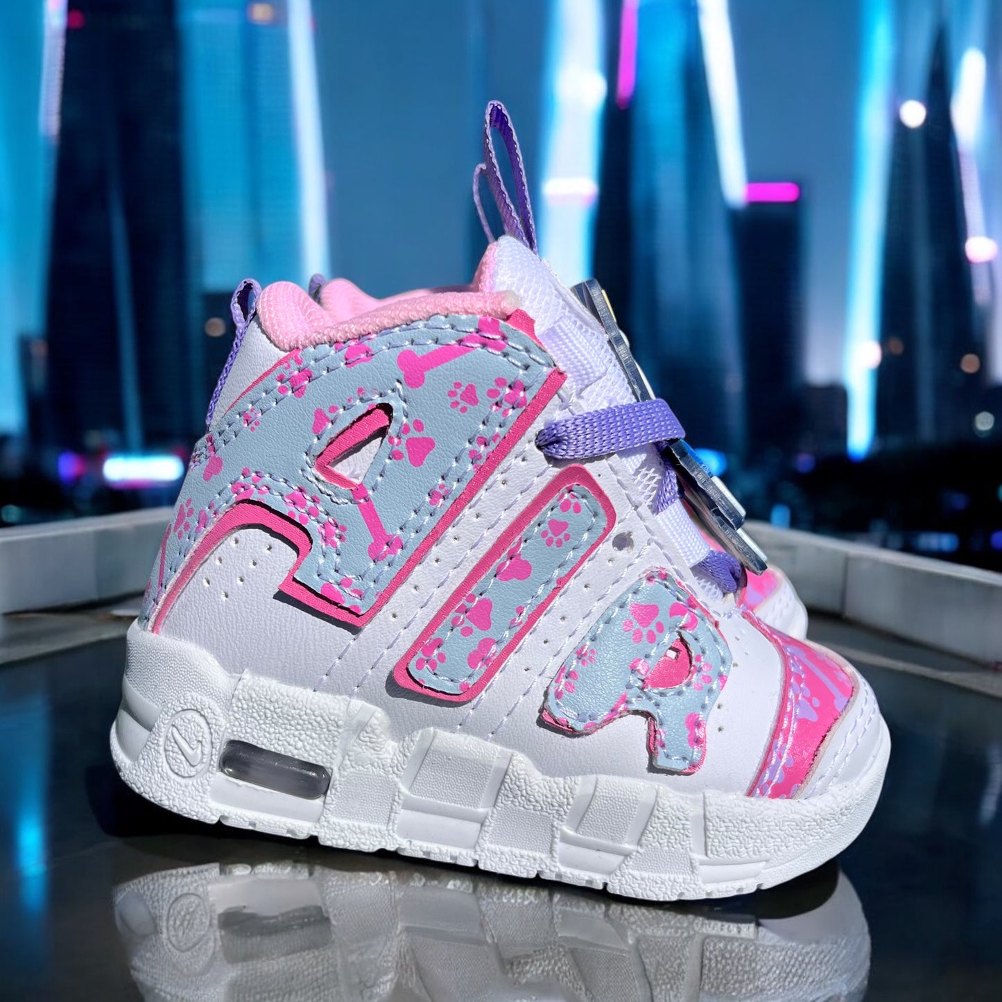 Nike Uptempo Bluey Pink Edition