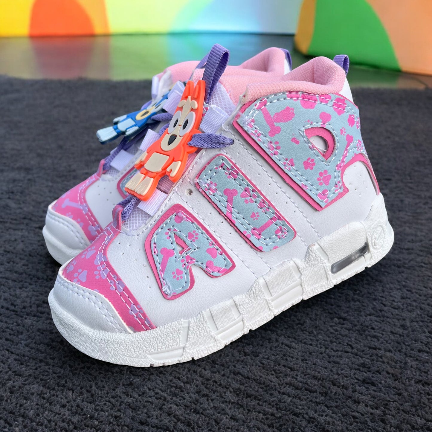 Nike Uptempo Bluey Pink Edition