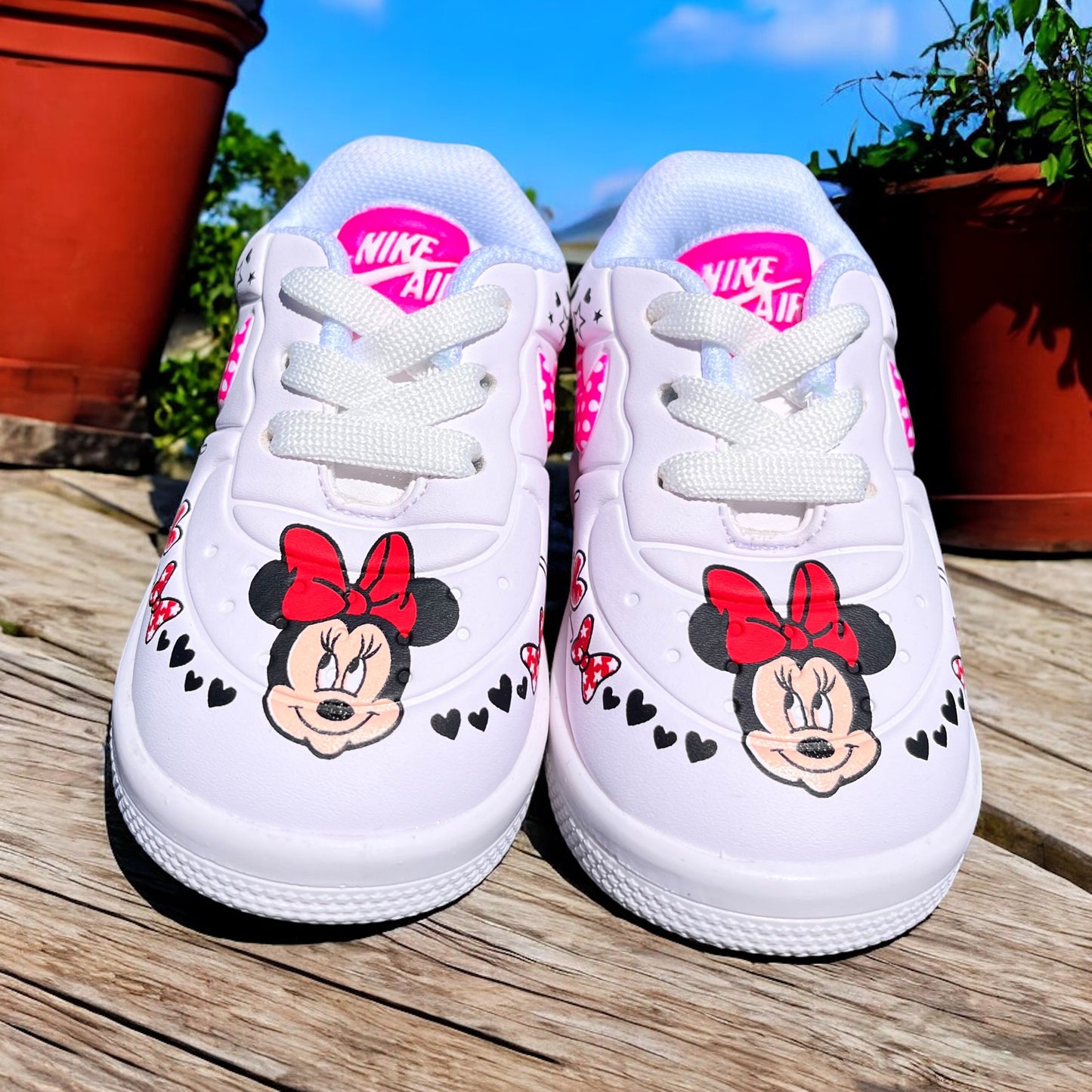 Nike AF1 Minnie Mouse Fuchsia