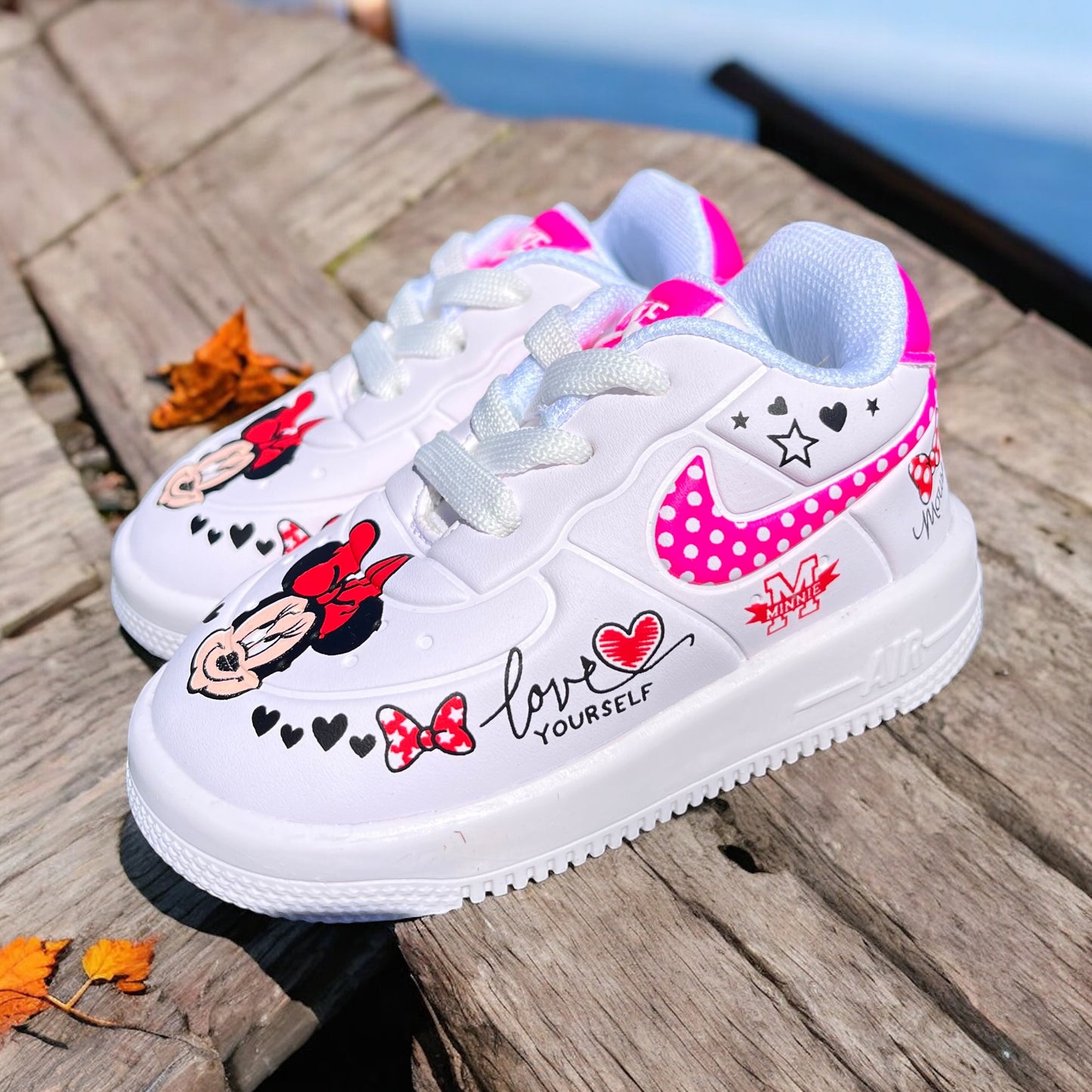 Nike AF1 Minnie Mouse Fuchsia