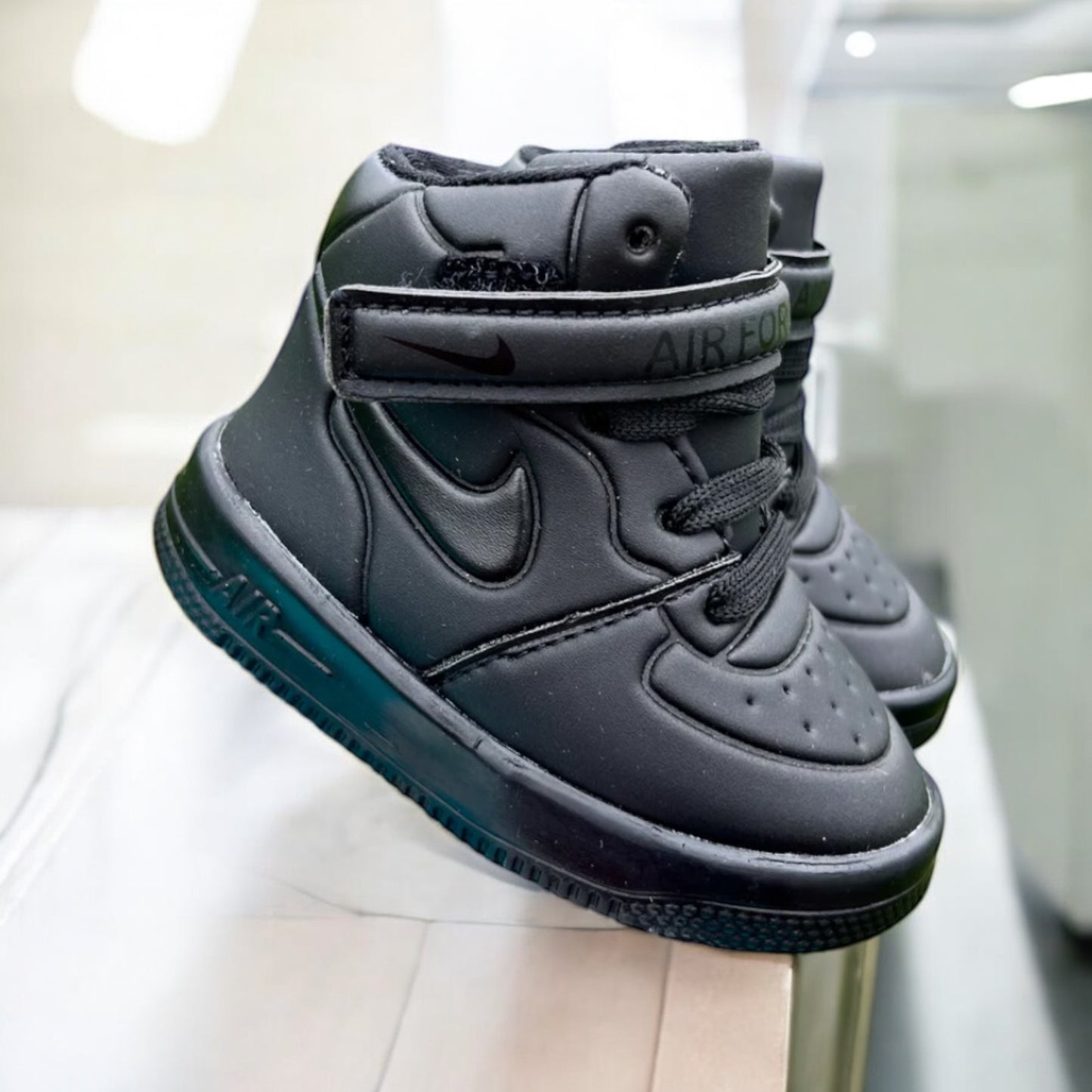 Nike AF1 Mid Black Baby