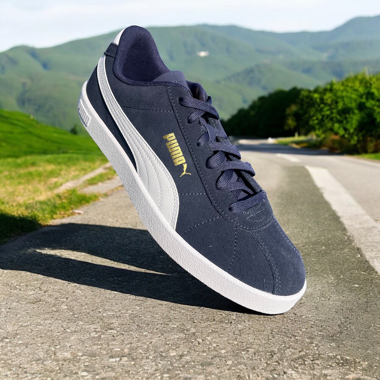 Puma Smash Navy Blue (Adult) ORIGINAL