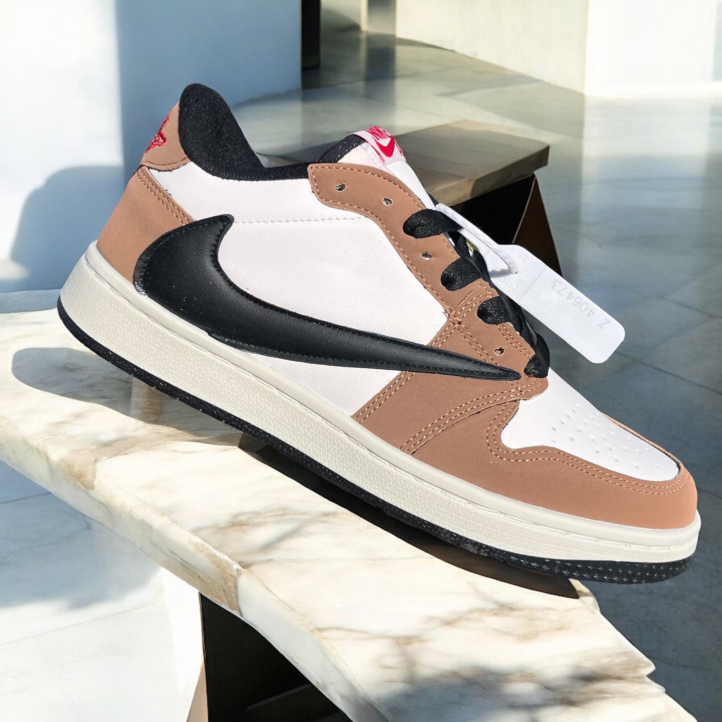 Jordan 1 Low OG SP Mocha Phantom x Travis Scott x Air (Top Quality Adult)