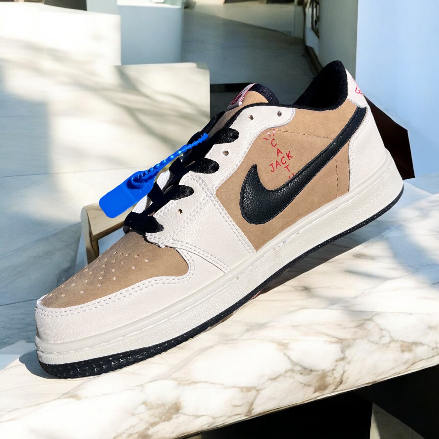 Jordan 1 Low OG Medium Mocha x Travis Scott (Top Quality Adult)