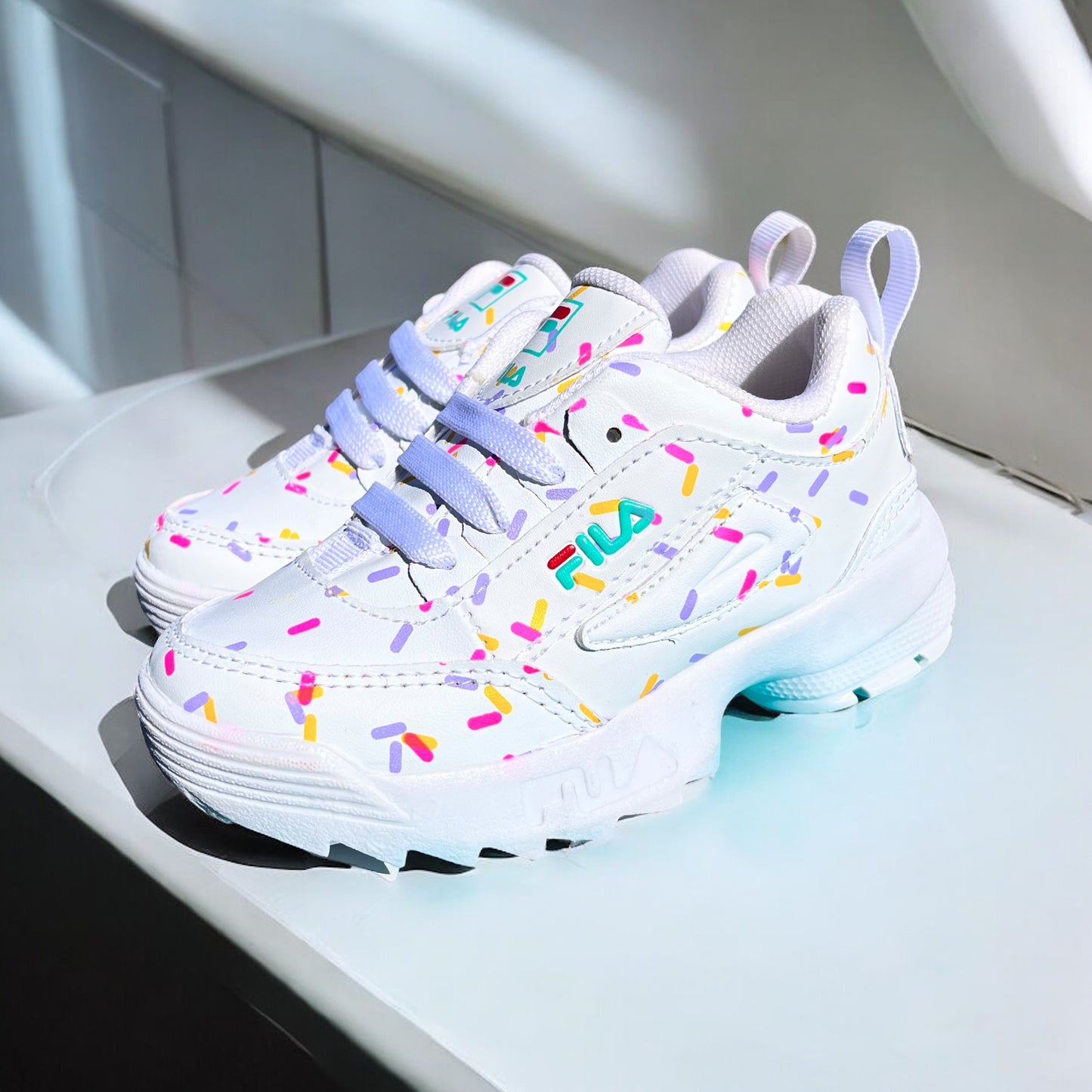 Fila Disruptor Sparkle White