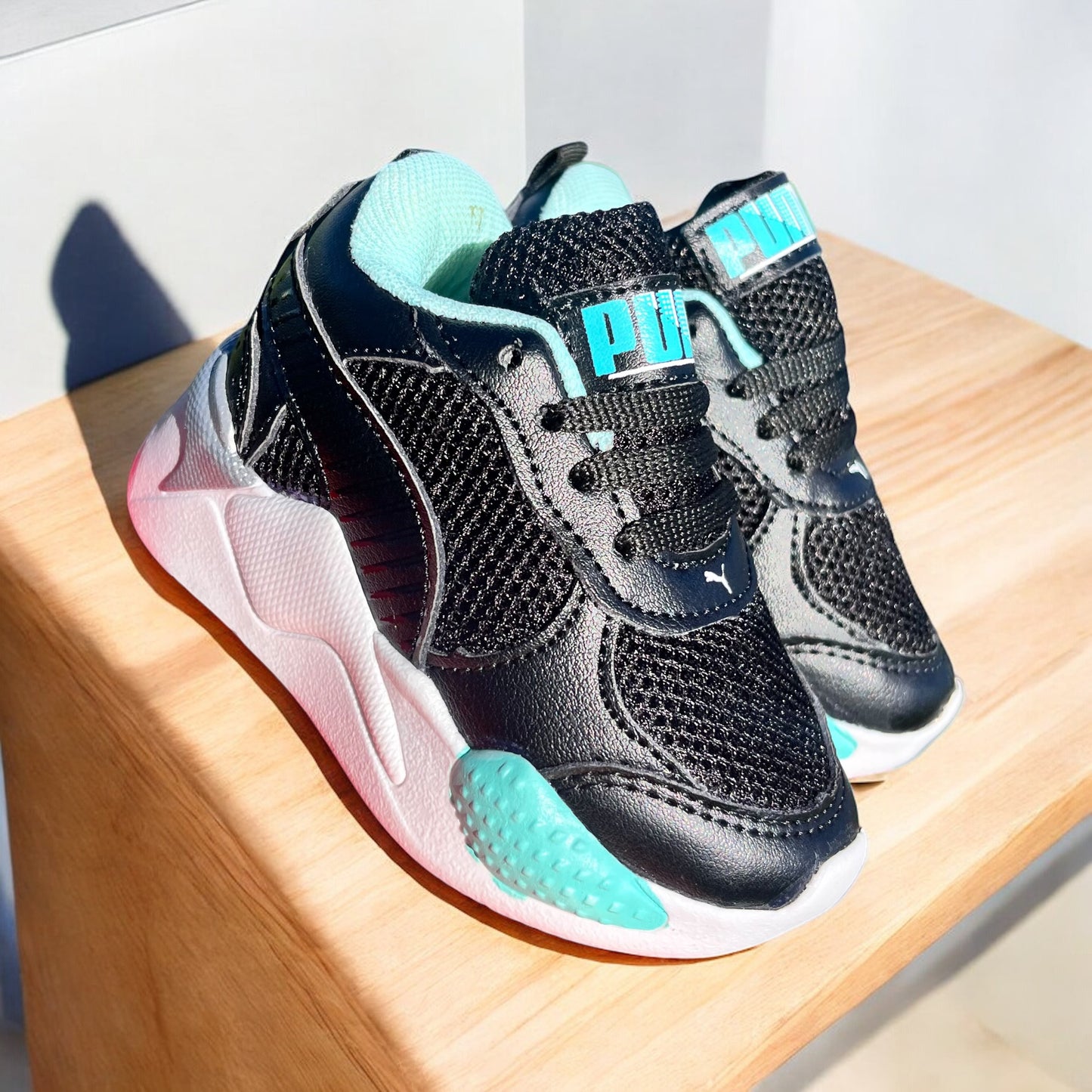 PUMA RS X BLACK CYAN